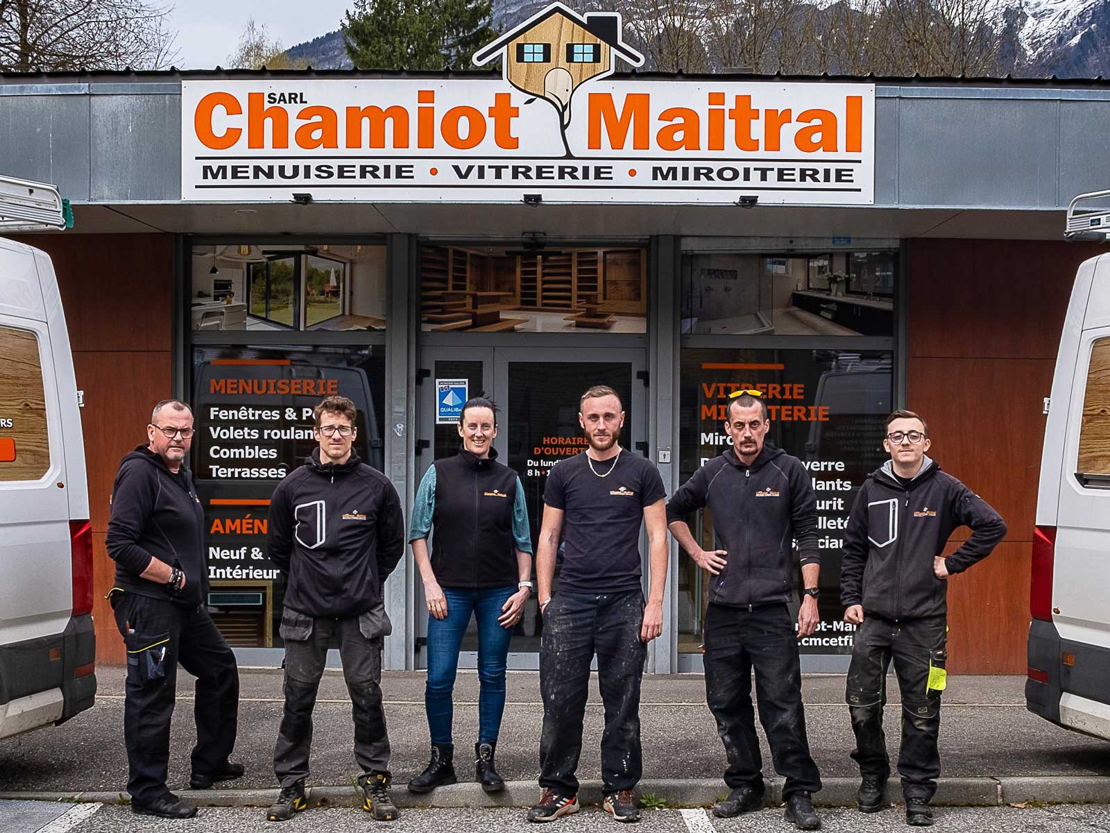 Chamiot Maitral, Menuiserie vitrerie à Ugine